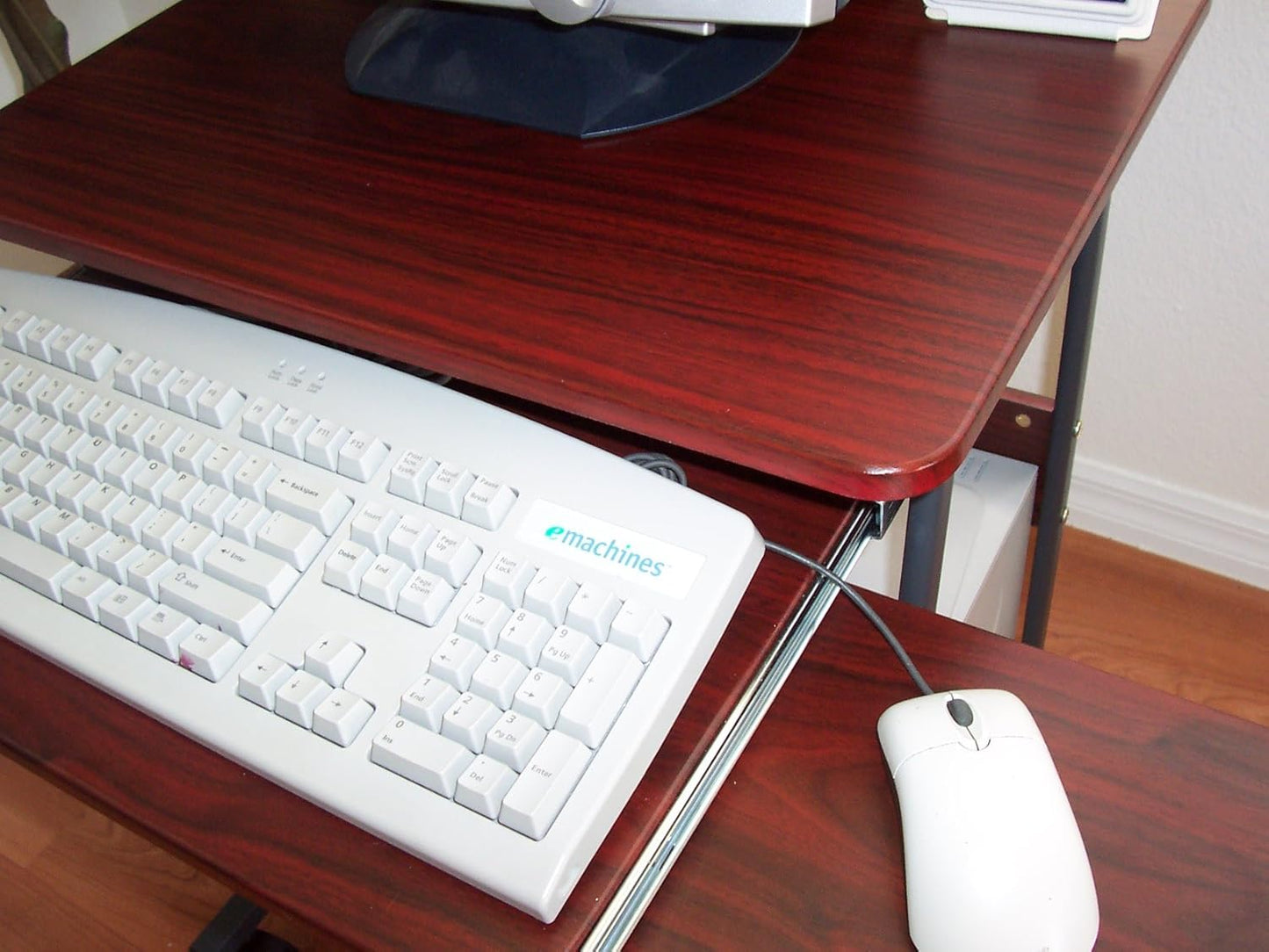 CUZZI 24" Narrow Mini Compact Computer Desk - Perfect for Small Spaces, RVs & Work from Home