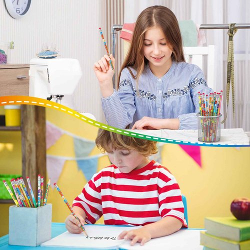 Frienda 200 Pcs Bulk Jesus Loves Me Pencils for Kids Assorted Religious Christian Pencils with Eraser Sunday School Church Gifts Butterfly Rainbow Dove Heart Fish Pen for Easter Party School Favor