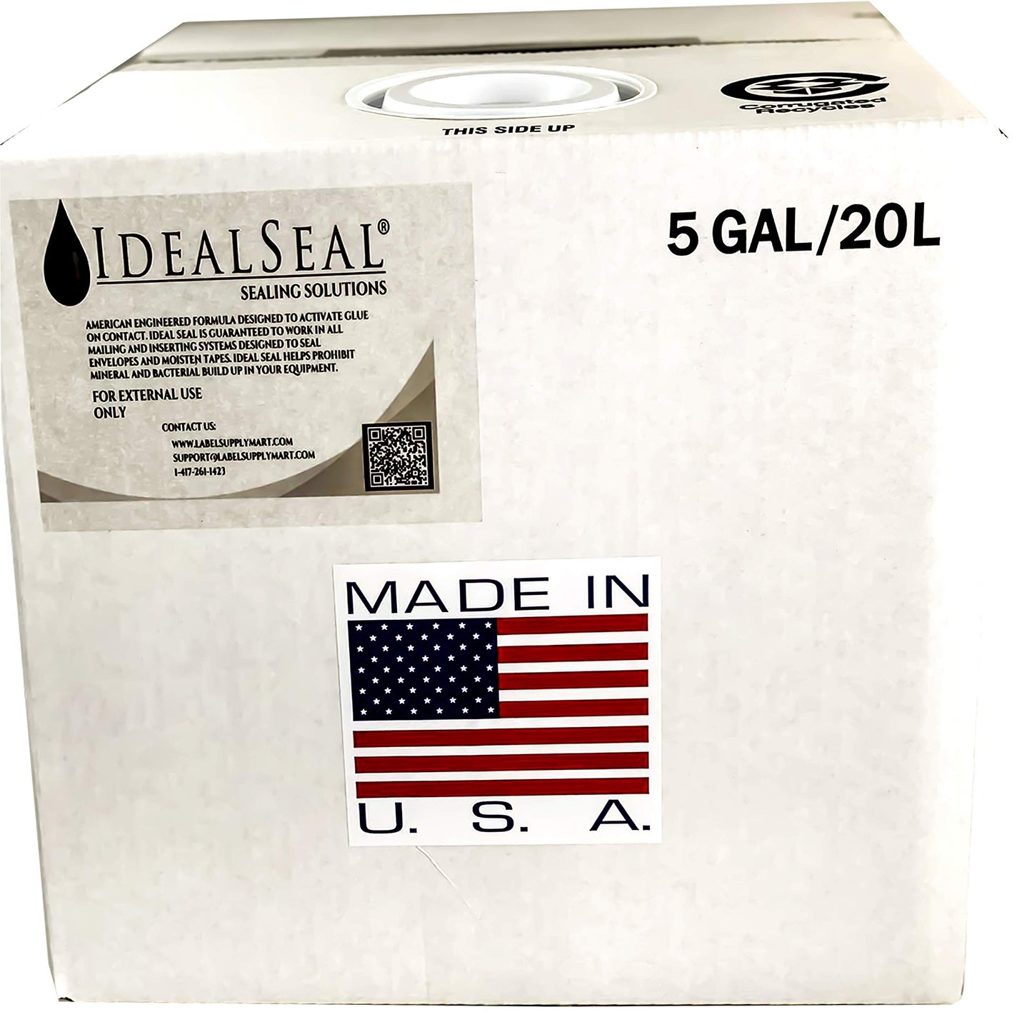 IDEALSEAL Five Gallon Cube of Sealing Solution Plus (Free Pump) Compare to PB Sealing Solution 605-0