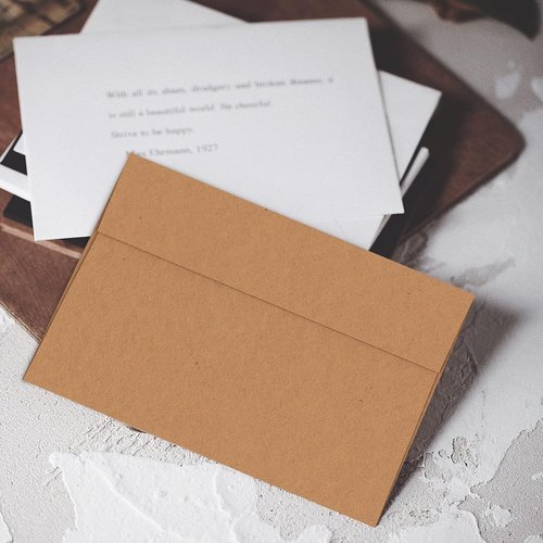 Goefun Brown Kraft Envelopes - Self-Seal 5x7 Mailing Envelopes | 1000 Pack, 120 GSM for Weddings & DIY Cards