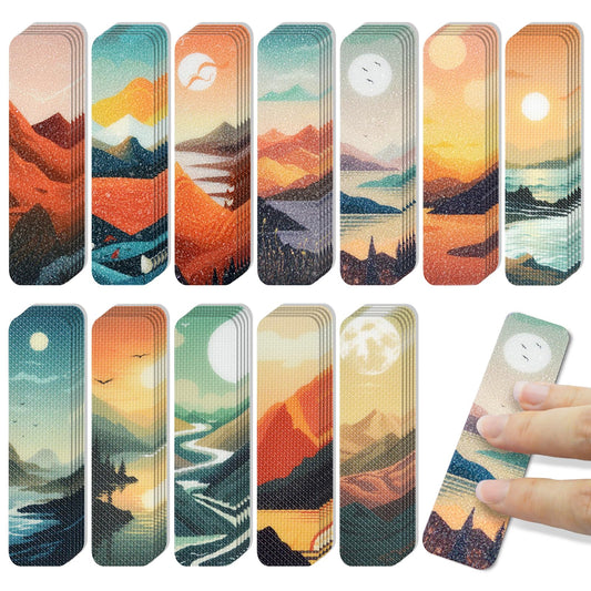 36 Pcs Sensory Stickers with Different Textures – Tactile & Texture Sensory Strips for Teens and Adults –Sensory Stickers, Anxiety Relief Items – Classroom Must Haves & Desk Fidget(Landscape)