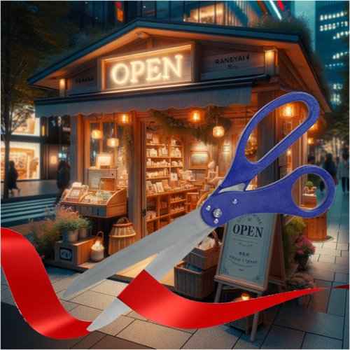 25 Inch Grand Opening Scissors Blue – Blue Scisors 25'' Giant Scissors for Ribbon Cutting Ceremony Heavy Duty Scisors Giant Ribbon Cutting for Inauguration Ceremonies & Special Events
