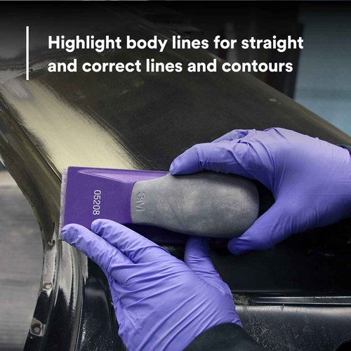 3M Dry Guide Coat Cartridge 05860, Refill, Carbon Black Powder, No Ripples, No Masking, 1.75 oz (50 g), Dark Gray