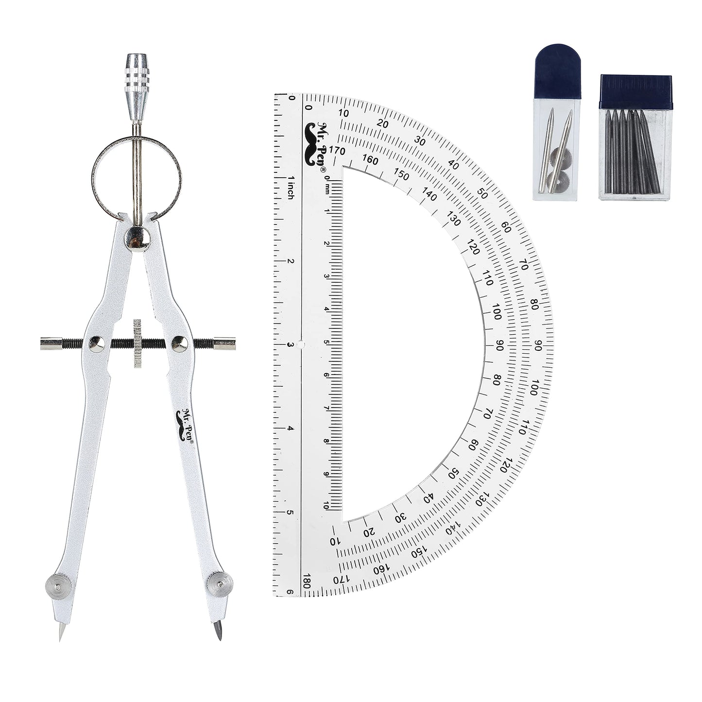 Mr. Pen- Protractor and Compass Set, Compass Protractor Set, Protractor