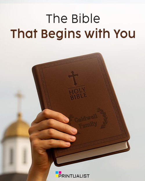 Personalized Gift Bible with Name Engraved, NIV Value Thinline, Large Print, New International Version, Custom Text & Design, Pink