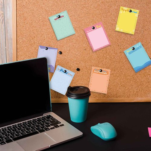 Qilery 100 Pcs Empowering Sticky Note Pads 3 x 4 Inch Employee Appreciation Note Pad Motivational Fun Cute Sticky Notepads Inspirational Self Stick Note Pad Gifts for Student Coworker Teacher Office