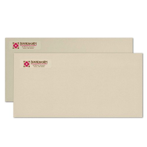 MACO Laser/Ink Jet Glossy Clear Return Address Labels, 1/2" x 1-3/4", 80 per Sheet, 2000 per Box (ML-4008)
