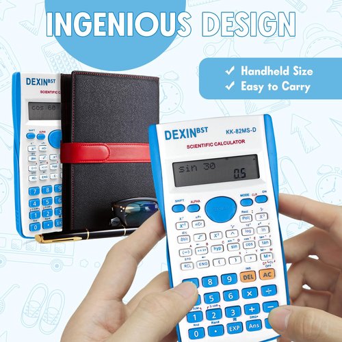 16 Pack 2 Line Engineering Scientific Calculators Bulk Calculator Pack Classroom Scientific Calculator Pack Calculator Set Scientific Bulk for Office School