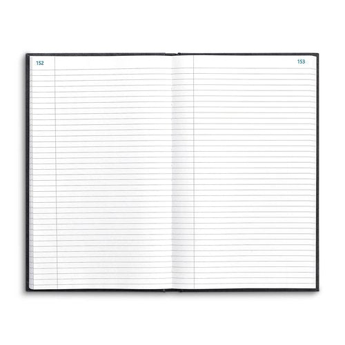 Staples Record Book, 7.25"W x 11.75"H, Blue Marble, 300 Sheets/Book (886673)