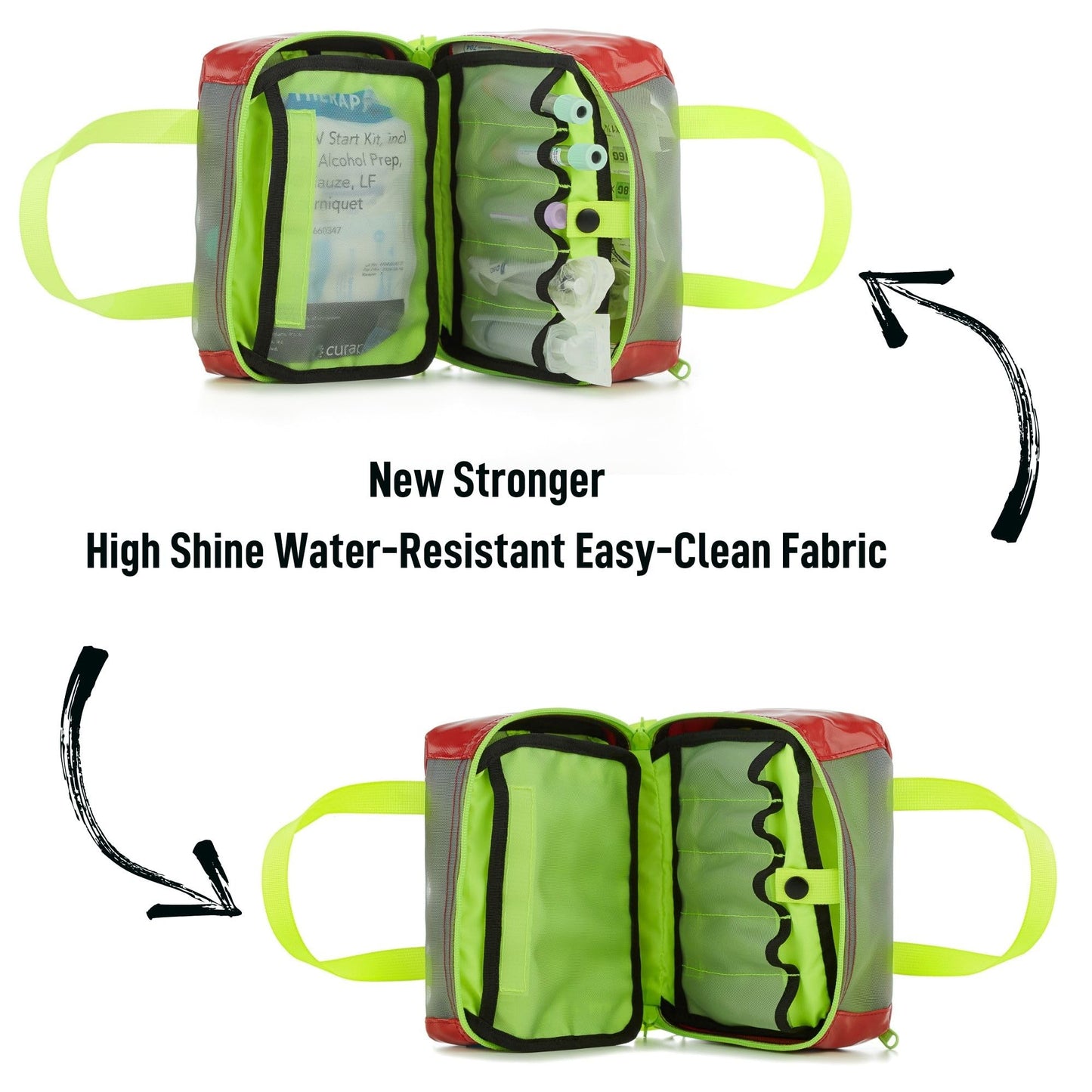 Statpacks G3 Remedy Kit Red, Compact Quick Access Organization, Color-Coded Identification, Accessory EMS Bag for EMS, Police, Firefighters and Athletic Trainers