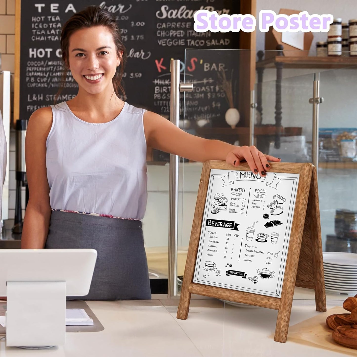 AKONEGE Poster Board - 12PCS White 11" x 14" Graphic Display Paper for Arts & Crafts Projects