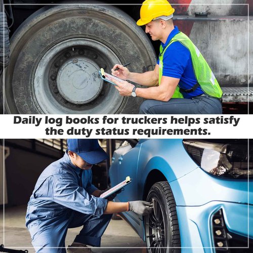 Weekgrat 50 Pack Driver Daily Log Book 8.5" x 5.5" Log Book with Detailed Driver Vehicle Inspection Report Simplified Recap for Truck, 2-Ply Carbonless (Typical)