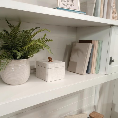 Sauder Cottage Road 66" Hutch, White Finish