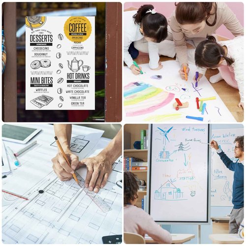 VinTS 22x28 White Poster Board, 100PCS Poster Paper,2 Side Glossy & Matte Thickness Poster Board Bulk for School Arts,Vision, Science Fair(Pack of 100)