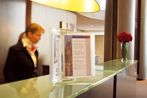 DJOIS by Tarifold Desktop Reference and Display System, Acrylic, 20 Double-Sided Pockets, 40-Sheet Capacity, Made in France, Clear (CD272)
