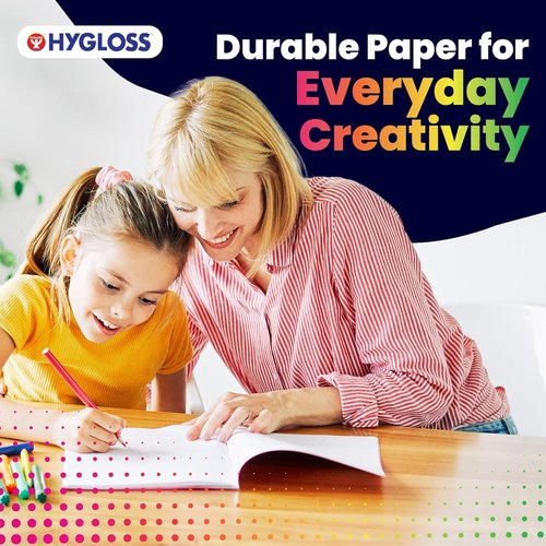 Hygloss Half Blank Books - Creative Writing & Illustration Journals | 100 Pack, 5.5" x 8.5" for Kids K-2