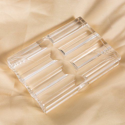 LONGWIN Office Supplies Crystal Fountain Pen Holder Desktop Organizer