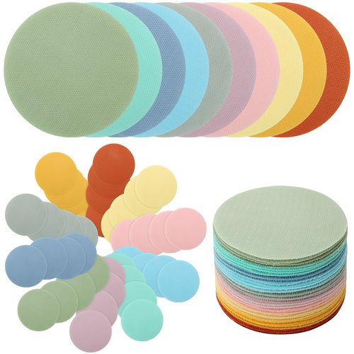 40 Pcs Multicolor 4 Inches Carpet Spot Markers - Floor Dots for Classroom Decoration, Sitting Spots for Elementary Teachers, Preschool, Kindergarten