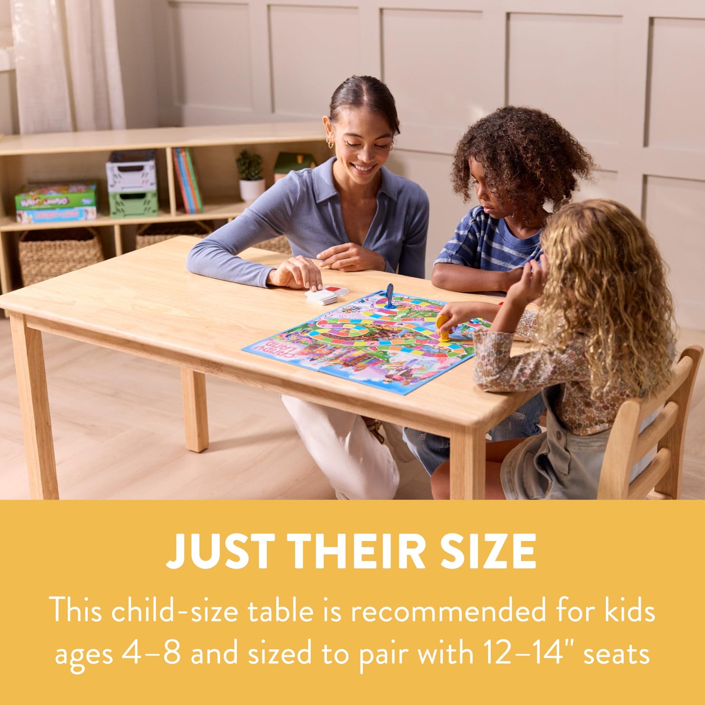 Back2School Express Wooden Activity Table, Kids Furniture, Natural