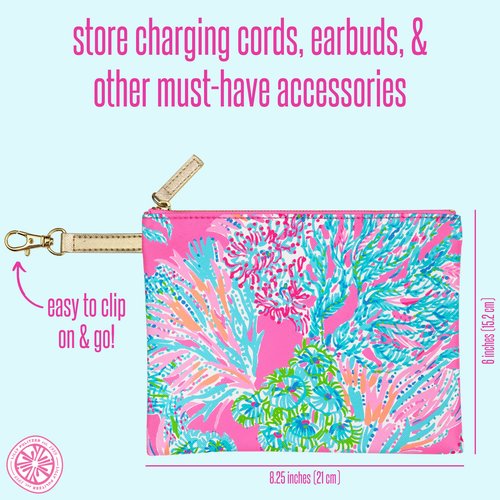 Lilly Pulitzer Laptop Sleeve Seaing Things One Size