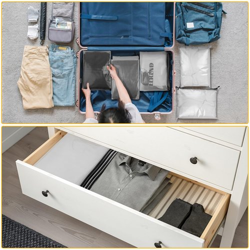 36pcs Large Mesh Zipper Pouch File Bags YOPCDJ Reusable Zippered Pouches for Organizing Classroom, Board Game Storage, Puzzle Bags Black