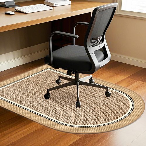 MSKGTML Office Chair Mat for Hardwood Floor: 35"×55" Chair Mat, Suitable for Hardwood and Tile Floors, and Also a Protective Mat for Swivel Chairs in Offices, Game Rooms and Homes