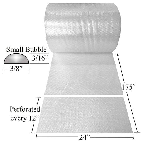 Medium Bubble Cushioning Wrap Roll and Bubble Roll