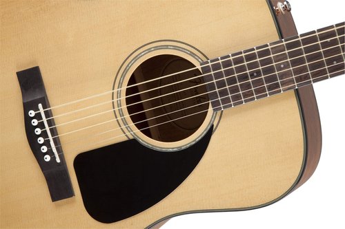 Fender CD-60 Dreadnought Acoustic Guitar - Natural Bundle with Gig Bag, Tuner, Strap, Strings, Picks, Instructional Book, and Austin Bazaar Instructional DVD
