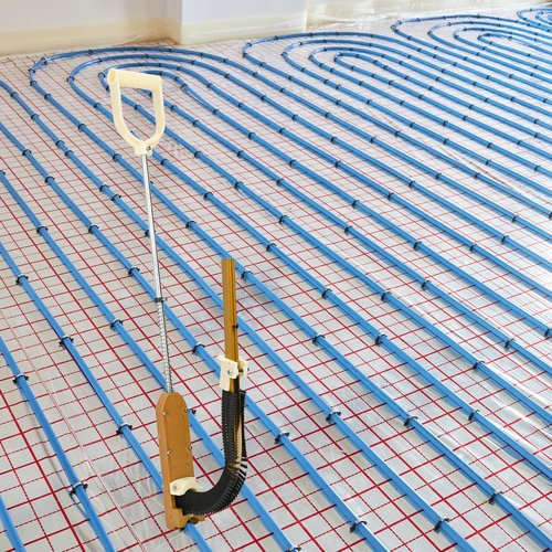 Nisorpa PEX Stapler with 1320 Pcs Foamboard Staples - 1-1/2″ Staples for 1″ and 2″ Foamboard -Portable PEX Stand-Up Manual Stapler Gun for Wood and Foam Board