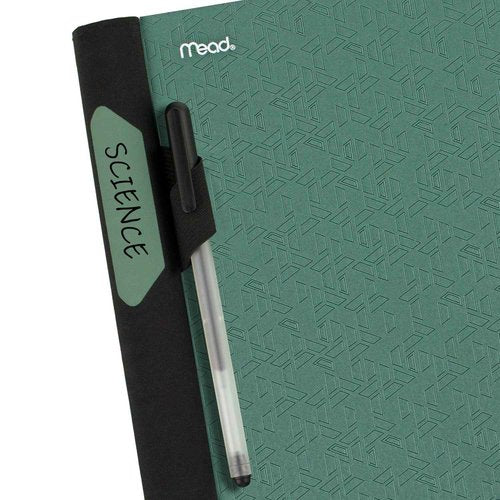 Five Star Flex Refillable Notebook + Study App, 1 Inch Binder with Customizable Cover, College Ruled Notebook and 3 Ring Binder, Hybrid NoteBinder, 200 Sheet Capacity, Green (29326AQ8) (Pack of 4)
