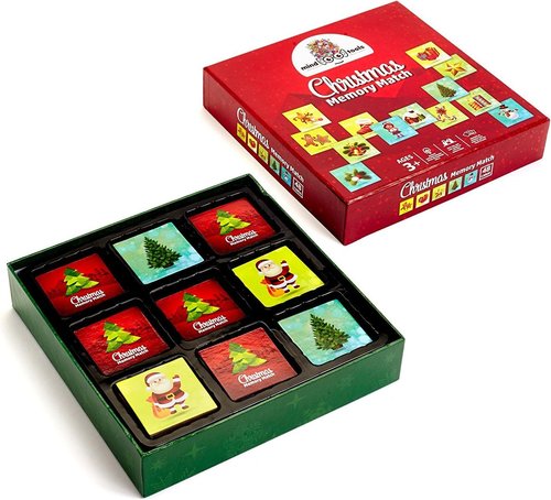Mind Tools - Christmas Memory Match Game for Toddlers & Preschoolers - 48 Durable Matching Cards