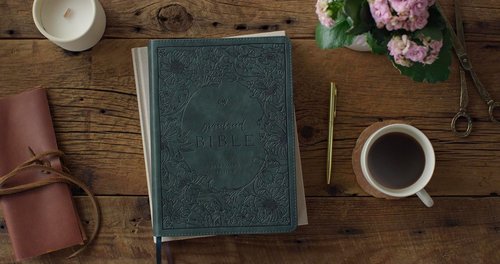 GraceLaced ESV Bible - Journaling Edition with Artwork by Ruth Chou Simons | TruTone Quiet Forest