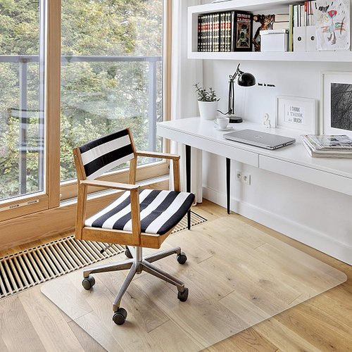 Azadx Chair Mat for Hardwood Floor 36" x 48" Office Chair Mat for Hardwood Floors 2mm PVC Slip Resistant Heavy Duty Floor Protector Computer&Desk Chair Mats for Rolling Chairs