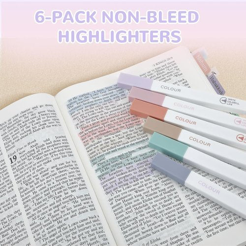 Regine Switzerland Bible Journaling Kit - No Bleed Highlighters, Pens, Tabs & More for Women
