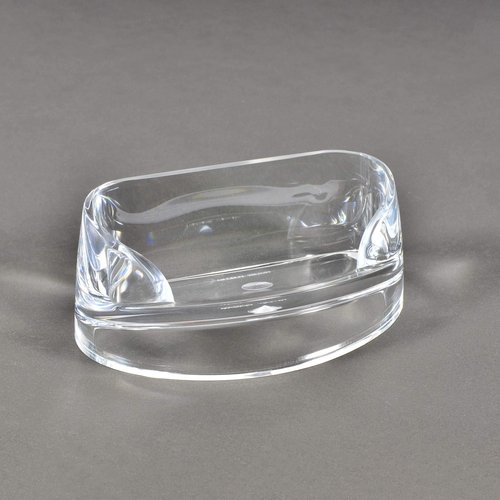 COM.TOP - Acrylic Card Holder, 3 Pack of Business Card Holder | Office Supplies, Desk Accessories | Brighten Up Your Table- Clear, 3 Pack