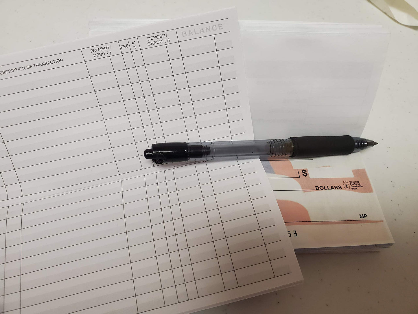 Checkbook Register, Made in The USA, Check Registers for Personal, Blank Ledger Transaction Registers for Personal or Business Bank, Check Register Book (23-24-25 Calendars, 10)