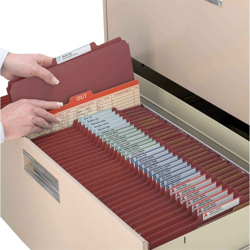 Smead 100% Recycled Pressboard Classification File Folder, 10 per Box & Pressboard Classification File Folder