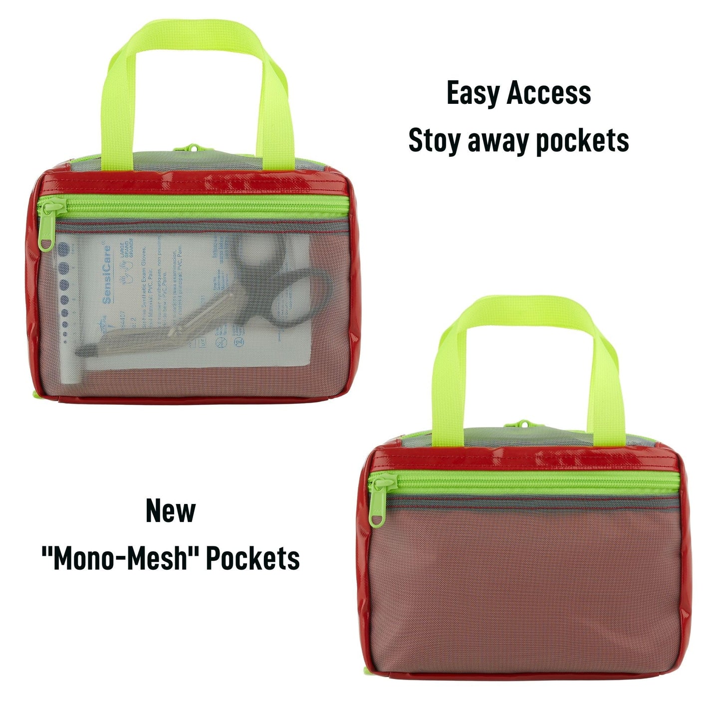 Statpacks G3 Remedy Kit Red, Compact Quick Access Organization, Color-Coded Identification, Accessory EMS Bag for EMS, Police, Firefighters and Athletic Trainers