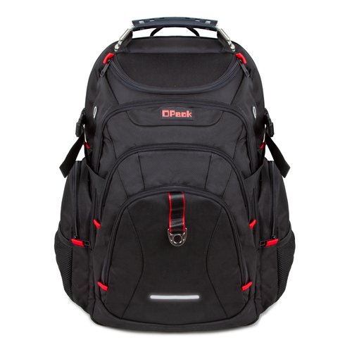 OPACK Extra Large Backpack,TSA Friendly Durable Travel Backpack with USB Charging Port/Headphones Hole, Anti theft&Secure, Water-Resistant Big Business College bag Fits 17" Laptop