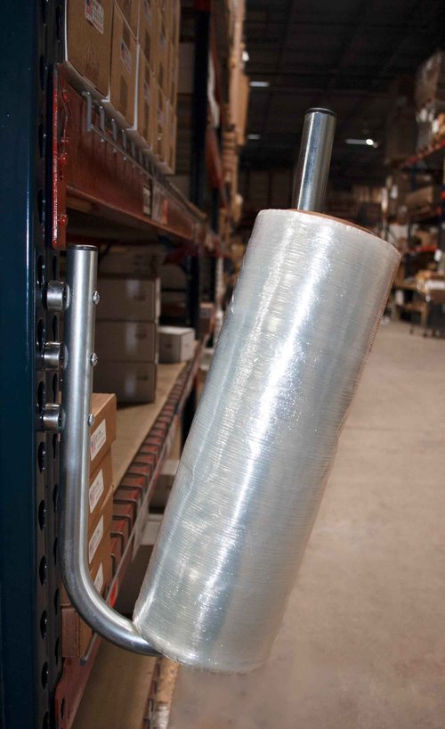 Stretch Wrap Holder w/High-Strength Magnets - Fits up to 20" Stretch Film - Rack Mountable - EP-770 - Made in USA