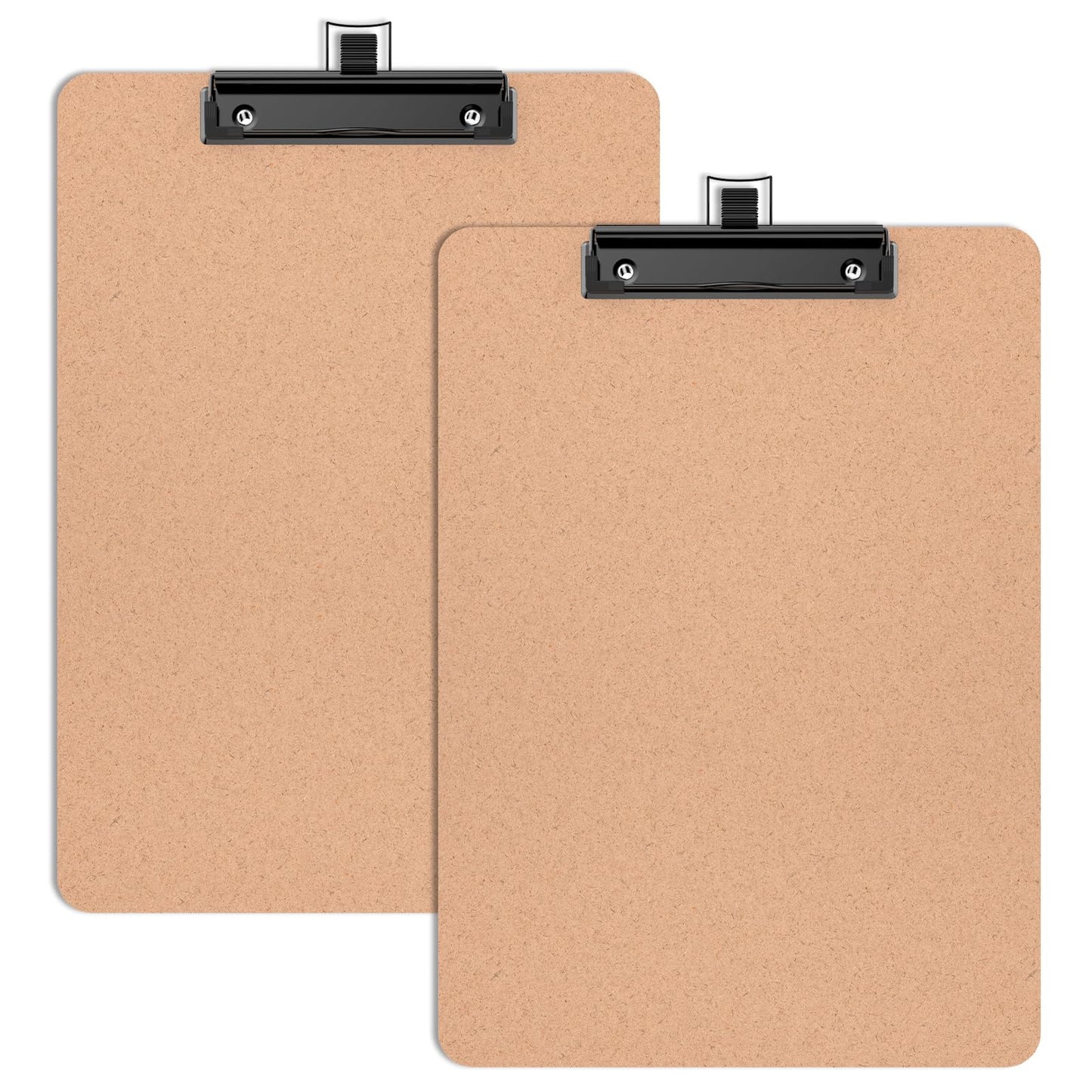 Zoenley Wood Clipboards with Pen Holder Set of 2, 8.5 x 11'' Clip Board
