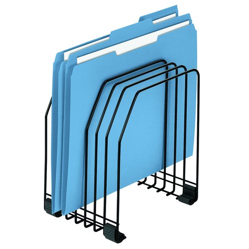 Fellowes Step File Junior Wire Organizer Rack (72613) and Workstation File Organizer (68112)