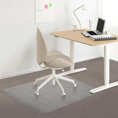 BesWin Chair Mat for Carpets, Clear Office Chair Mat for Carpeted Floors, Carpet Protector Mat for Office Chair for Low Pile Carpet, BPA and Phthalate Free(47" x 59" Rectangle)