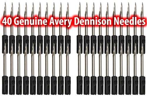 Avery Dennison Standard Tagging Gun Replacement Needles,10-Pack - Each Pack Contains 4 Needless for a Total of 40- Avery Dennison # 08941 Needles