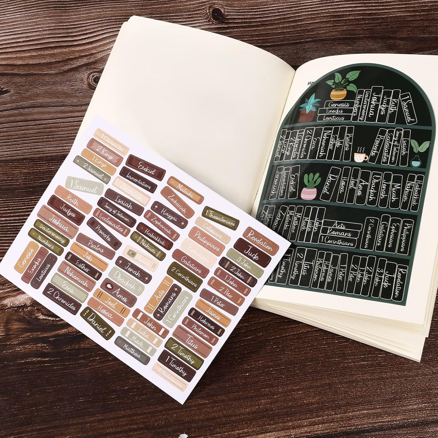 Bible Reading Tracker Stickers by [Brand Name] - 12pcs Bible Study Accessories for Deeper Engagement