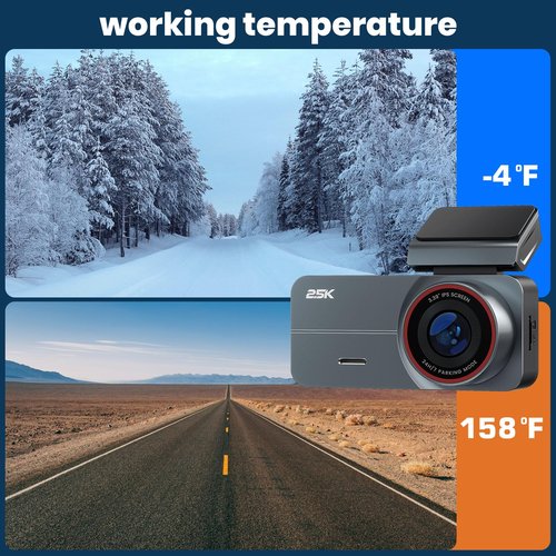 Yonvim Dash Cam，Dash Camera for Cars 2.5K with 3.39" IPS Screen & 32GB Card，Dash Cam Front 160° Wide Angle, Loop Recording for Night/Day Security,G-Sensor, Support 256 GB Max