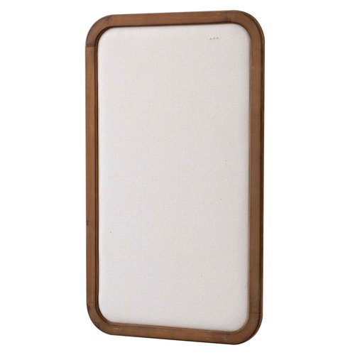 SOFE Farmhouse Bulletin Boards for Walls Decorative Hanging Pin Board, 30 ×18 inches Brown Wood Framed Rustic Vision Memo Board, Display Photo Board with Pins for Room School Office