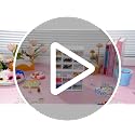 Wenqik Pink 2-Piece Mini Drawer Storage Organizer with 9 Clear Compartments