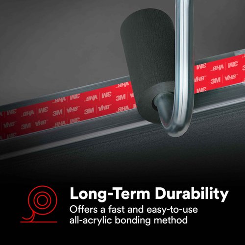 VHB 3M Tape RP+110GF, Gray, 1 in x 36 yd, 45 mil, Film Liner
