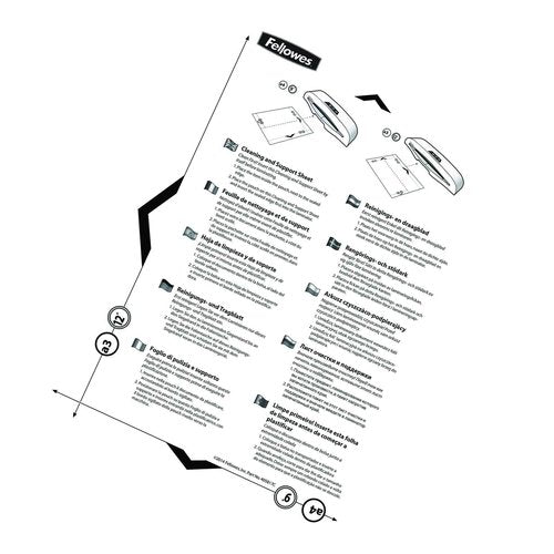Fellowes Thermal Laminating Pouches, Letter Size Sheets, 5mil 200pk, Clear (5743601) & Laminator Cleaning Sheets, 10 Pack, 8.5 x 11 in